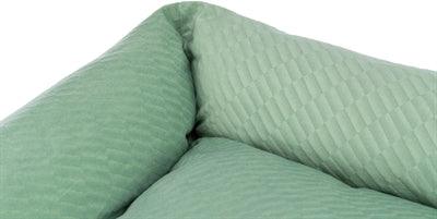 Trixie Dog Basket Alena Square Sage Green - For small to large dogs - Image 2