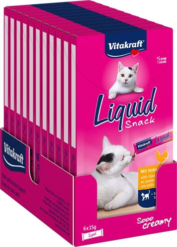 Vitakraft Cat Liquid Snack Chicken & Taurine
