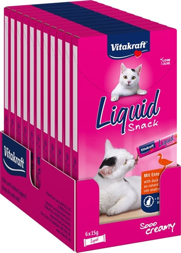 Vitakraft Cat Liquid Snack Duck & B-Glucan