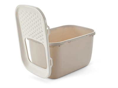 Savic Cat Litter Hop In Giant White/Mocha - Image 2