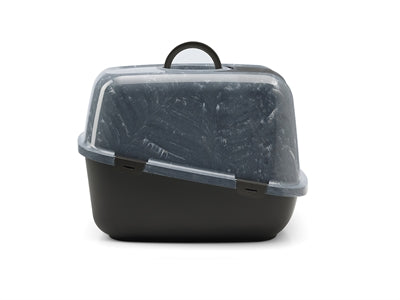 Savic Nestor Jumbo Marble Cat Litter Box Gray/Black - Image 3