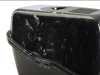 Savic Nestor Marble Black/White Cat Litter Box - Image 3