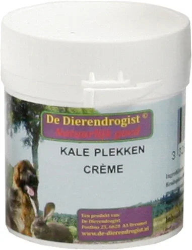 Animal remedy for bald spots cream