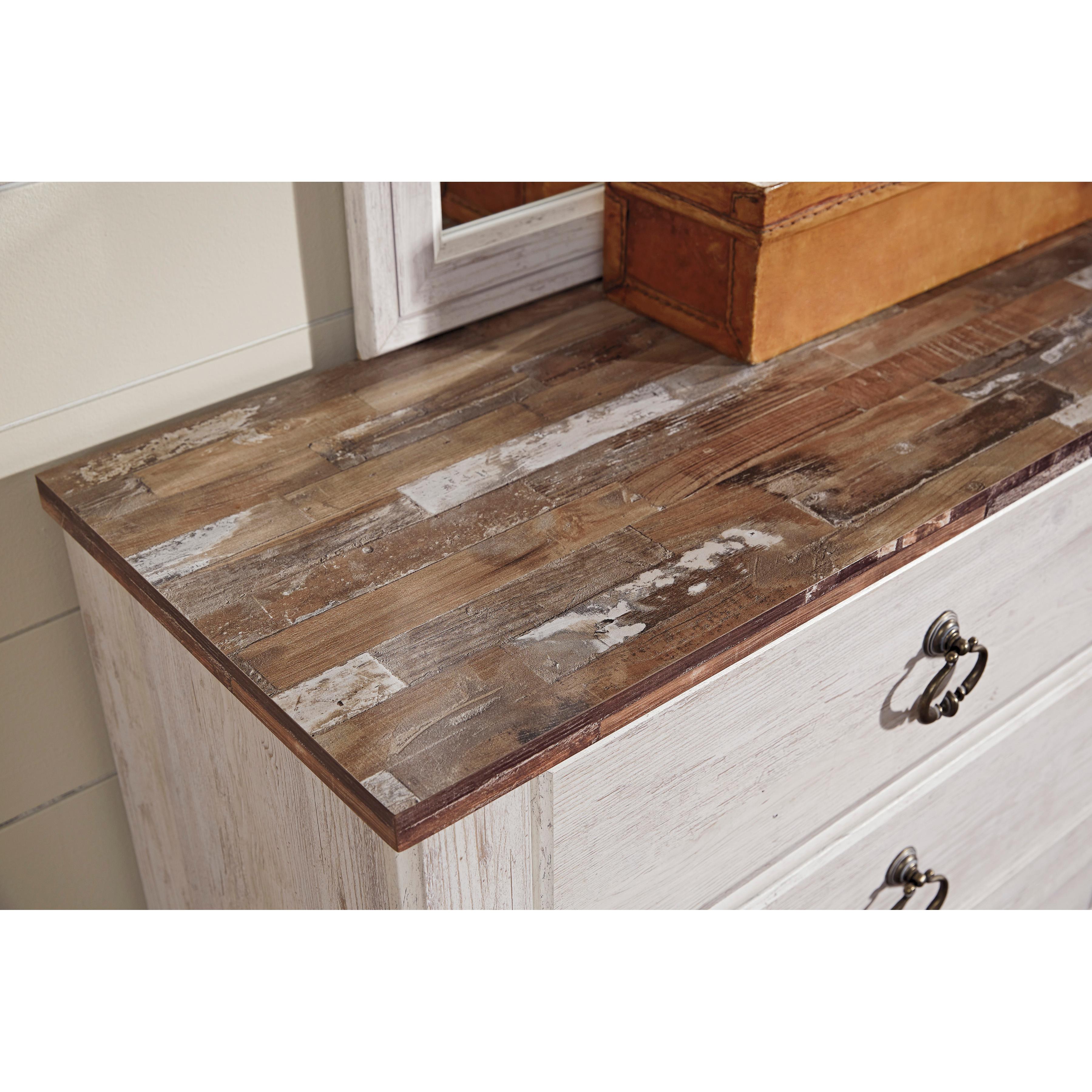 Signature Design by Ashley Willowton 6-Drawer Dresser with Mirror B267-31/B267-36 - Image 3