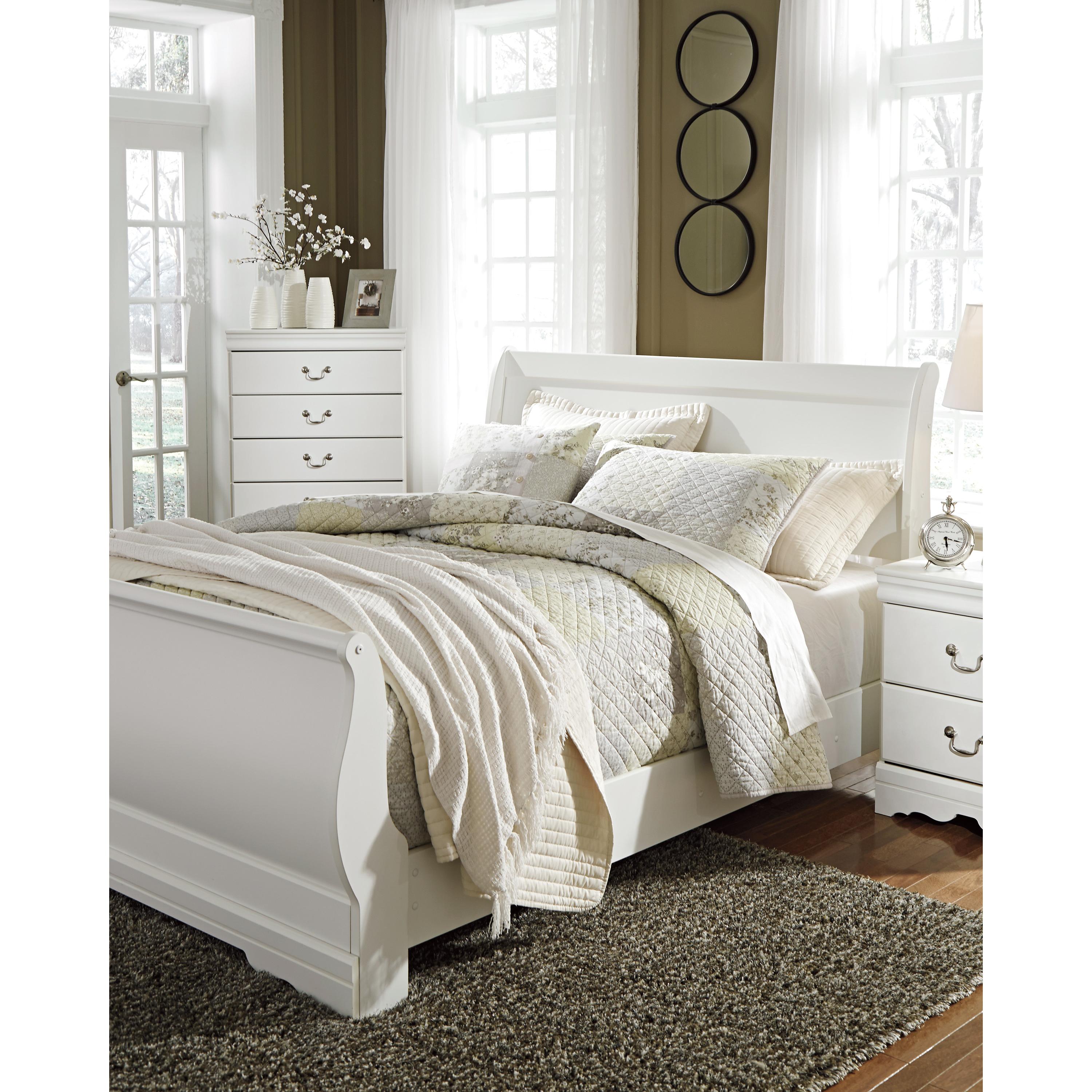 Signature Design by Ashley Anarasia Queen Sleigh Bed B129-77/B129-74/B129-98 - Image 2
