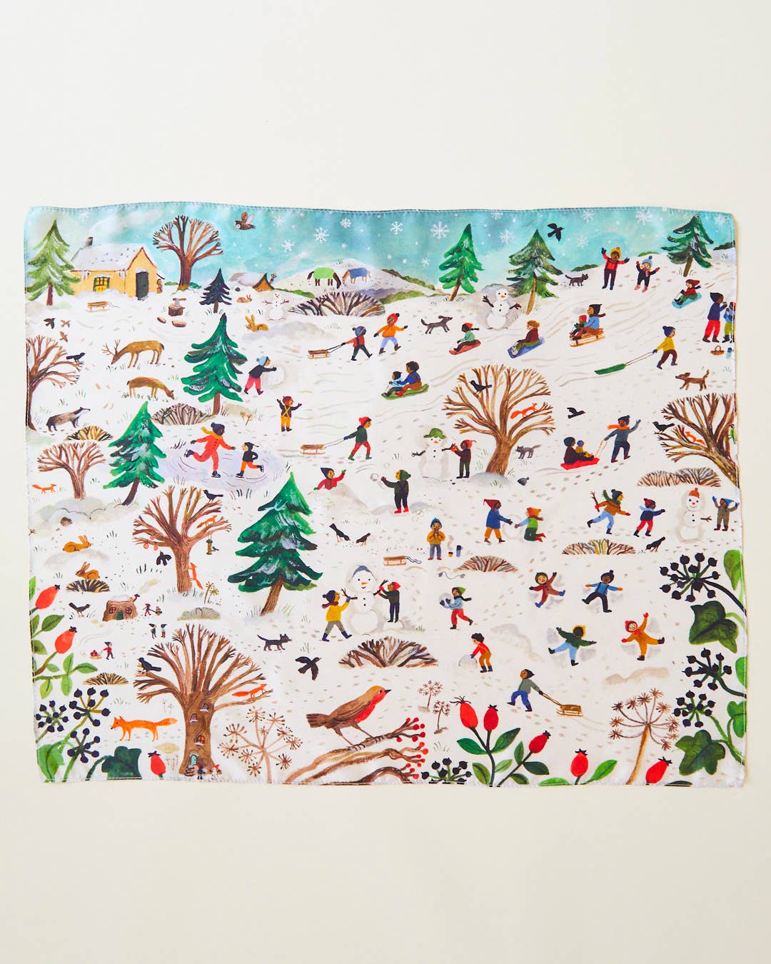 Snowy Day Seek & Find Playsilk - artist Playsilk - Image 1