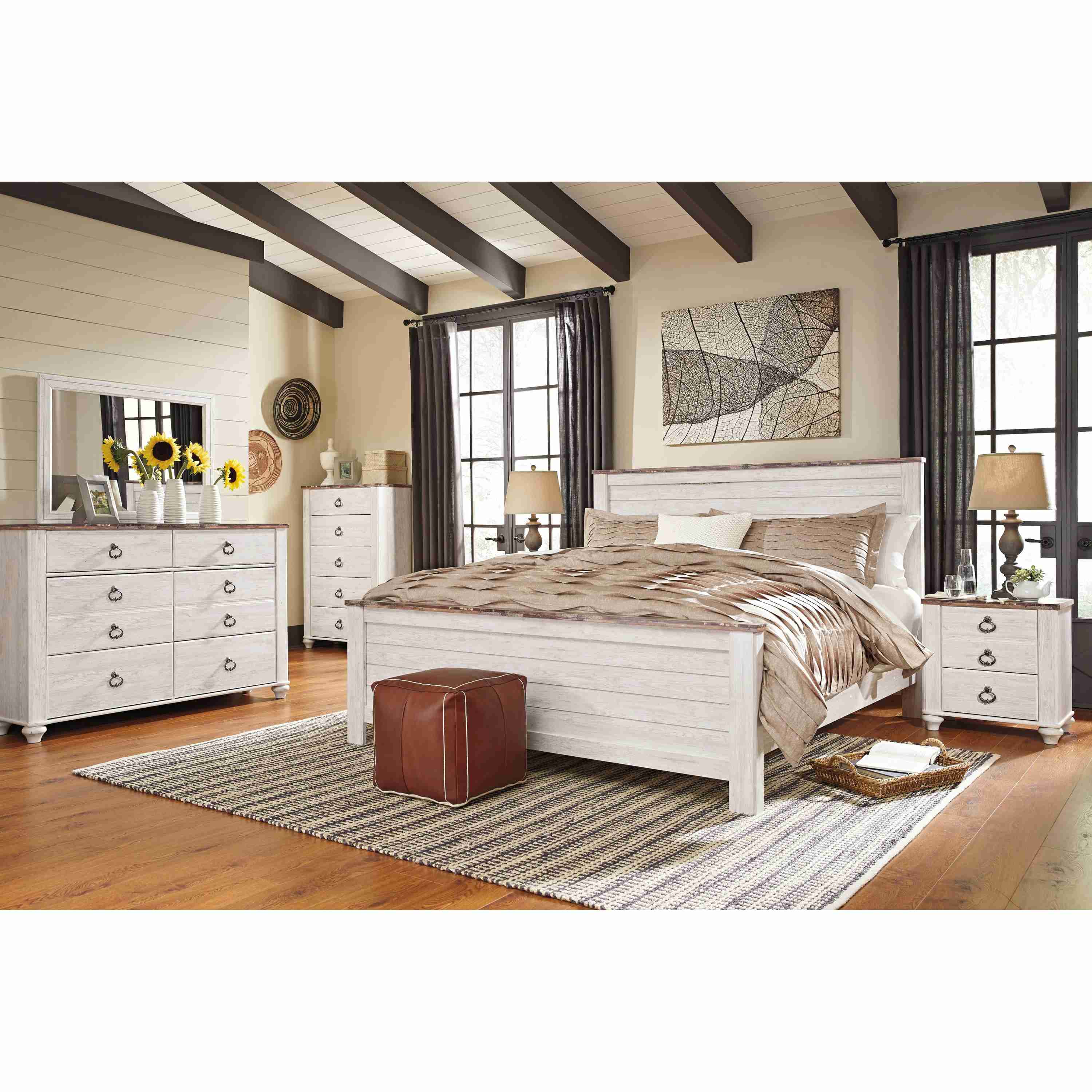 Signature Design by Ashley Willowton California King Panel Bed B267-58/B267-56/B267-94 - Image 2
