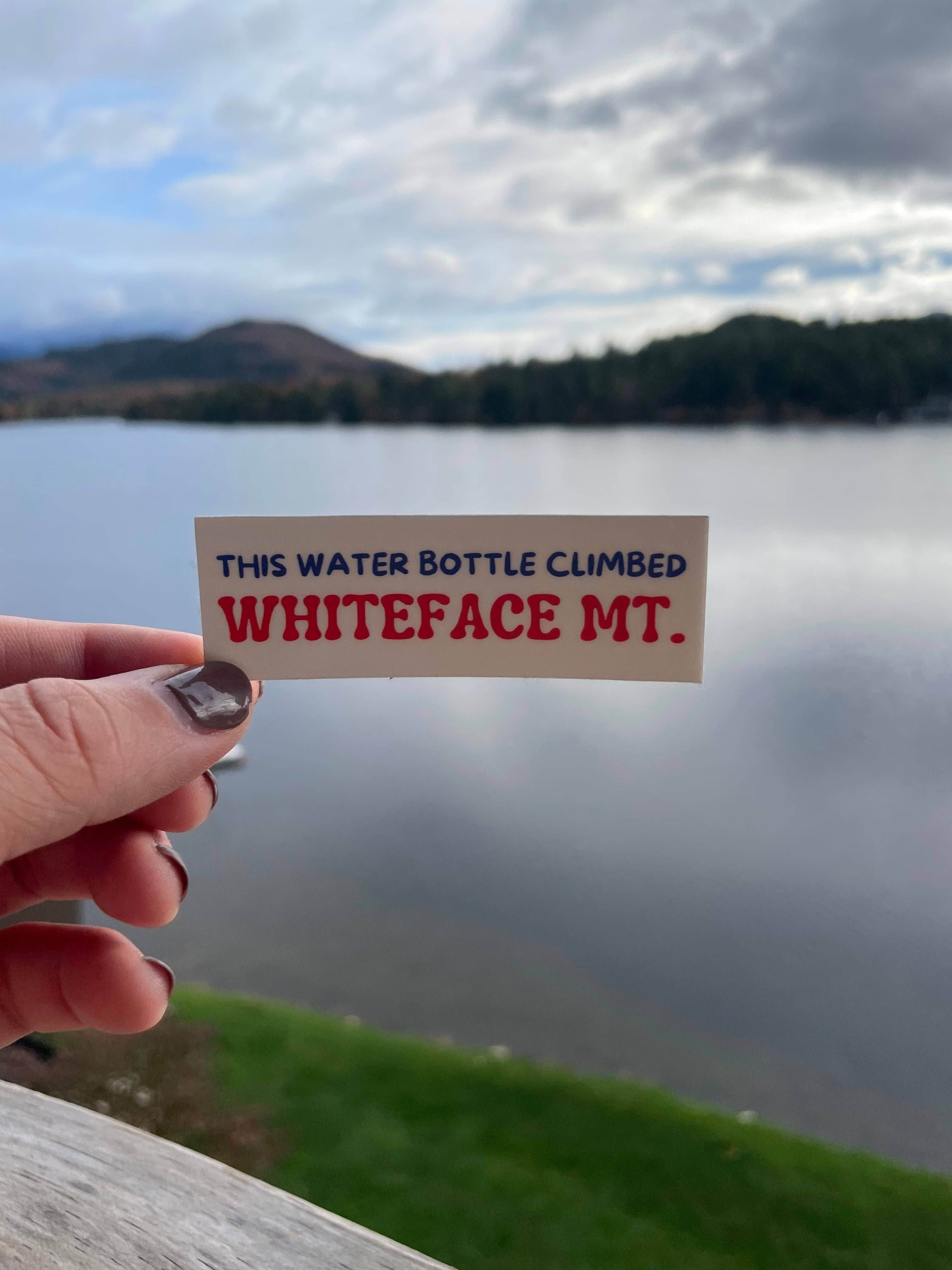 This Water Bottle Climbed Whiteface Sticker - Image 1