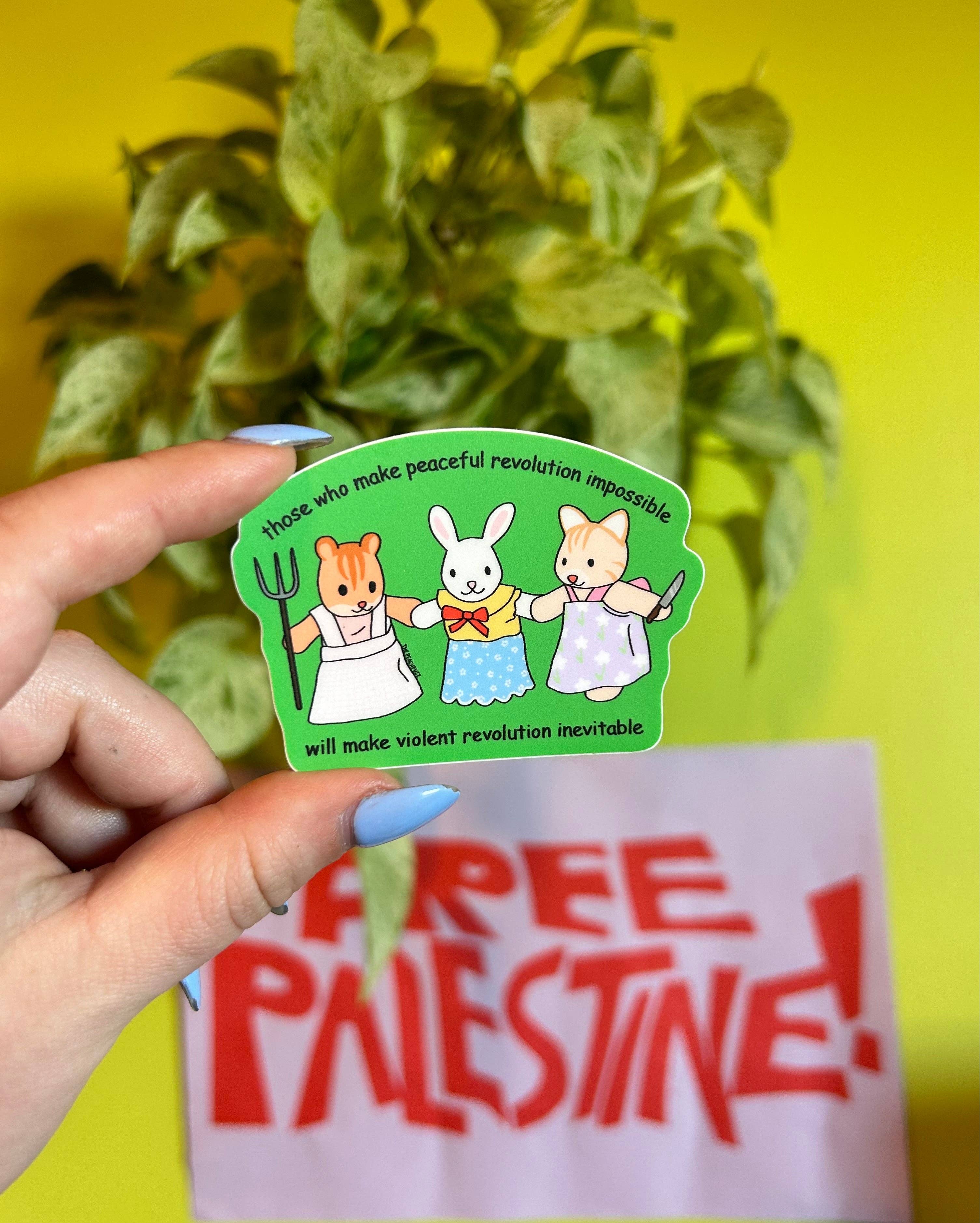 Violent Revolution Critter Sticker - Image 1