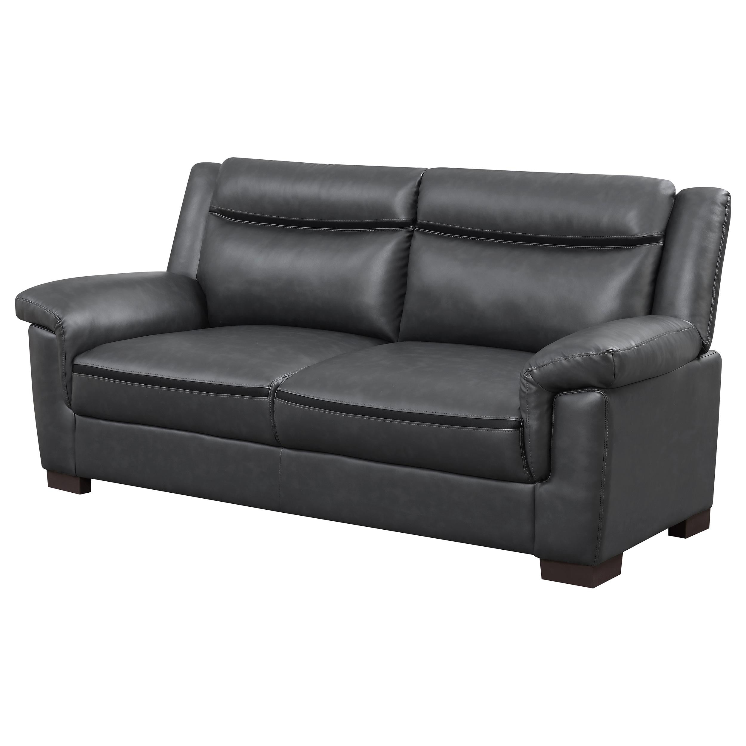 Coaster Furniture Arabella 506591 Upholstered Padded Arm Sofa - Grey - Image 3