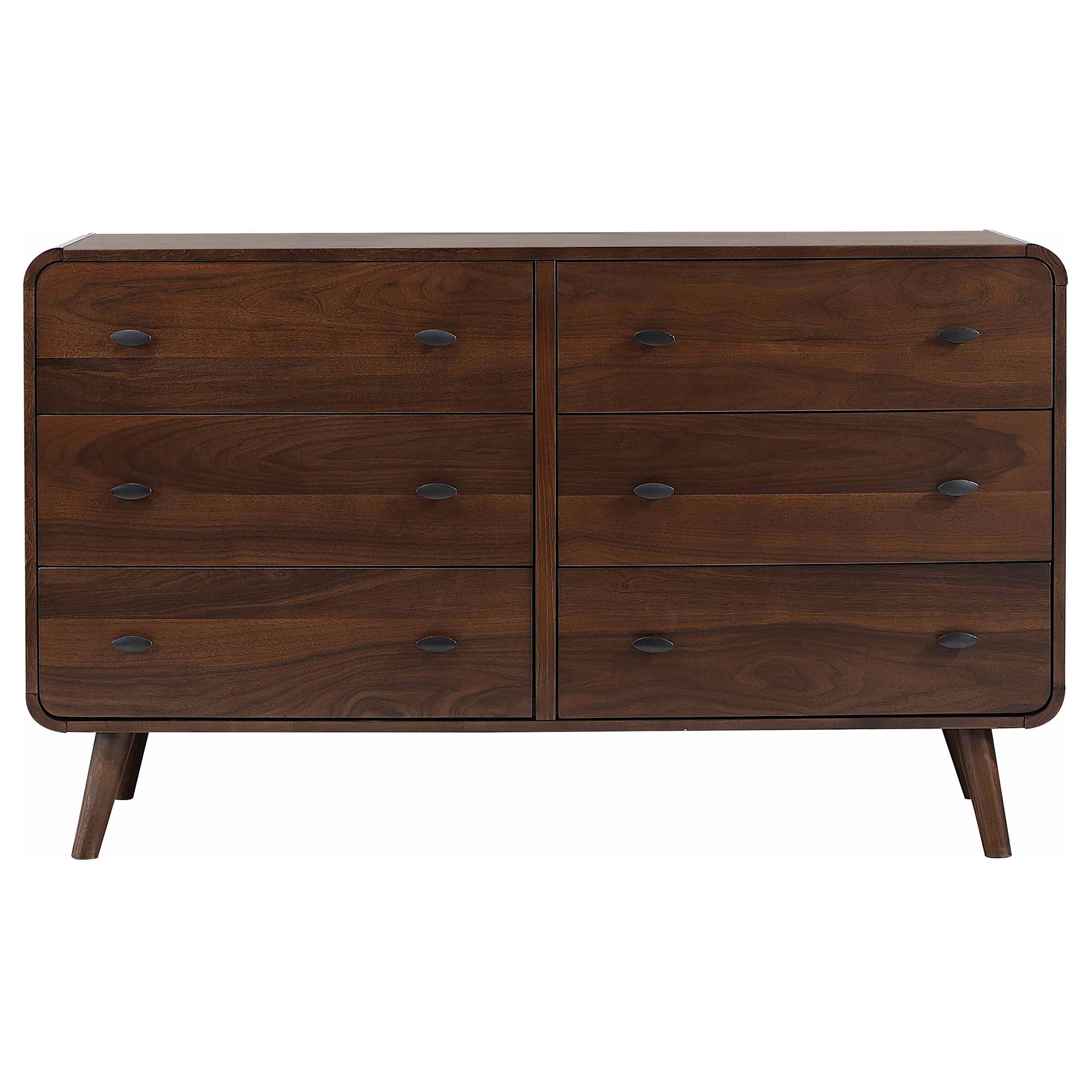 Coaster Furniture Robyn 205133 6-Drawer Bedroom Dresser - Dark Walnut - Image 2