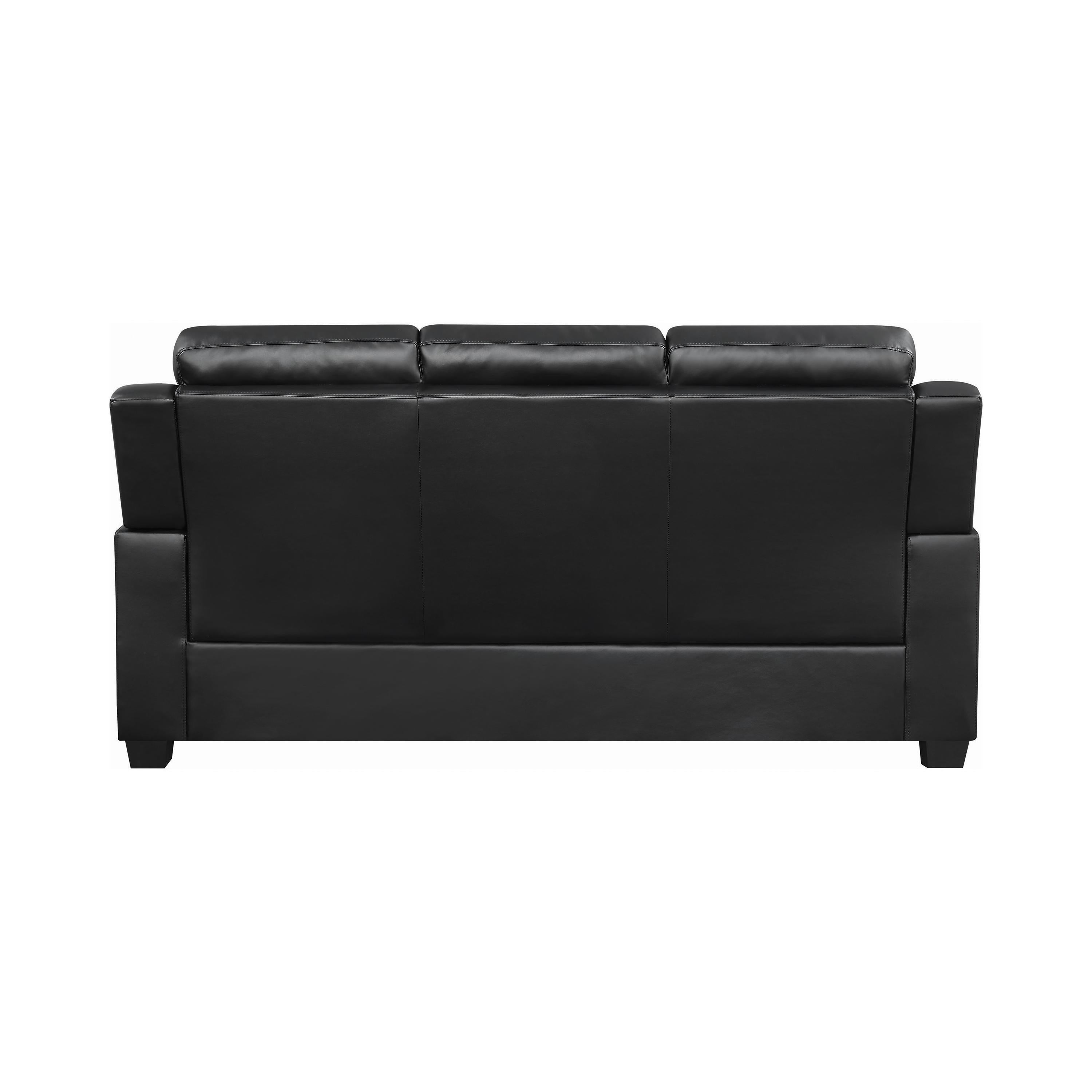 Coaster Furniture Finley 506551 Upholstered Padded Arm Tufted Sofa - Black - Image 3