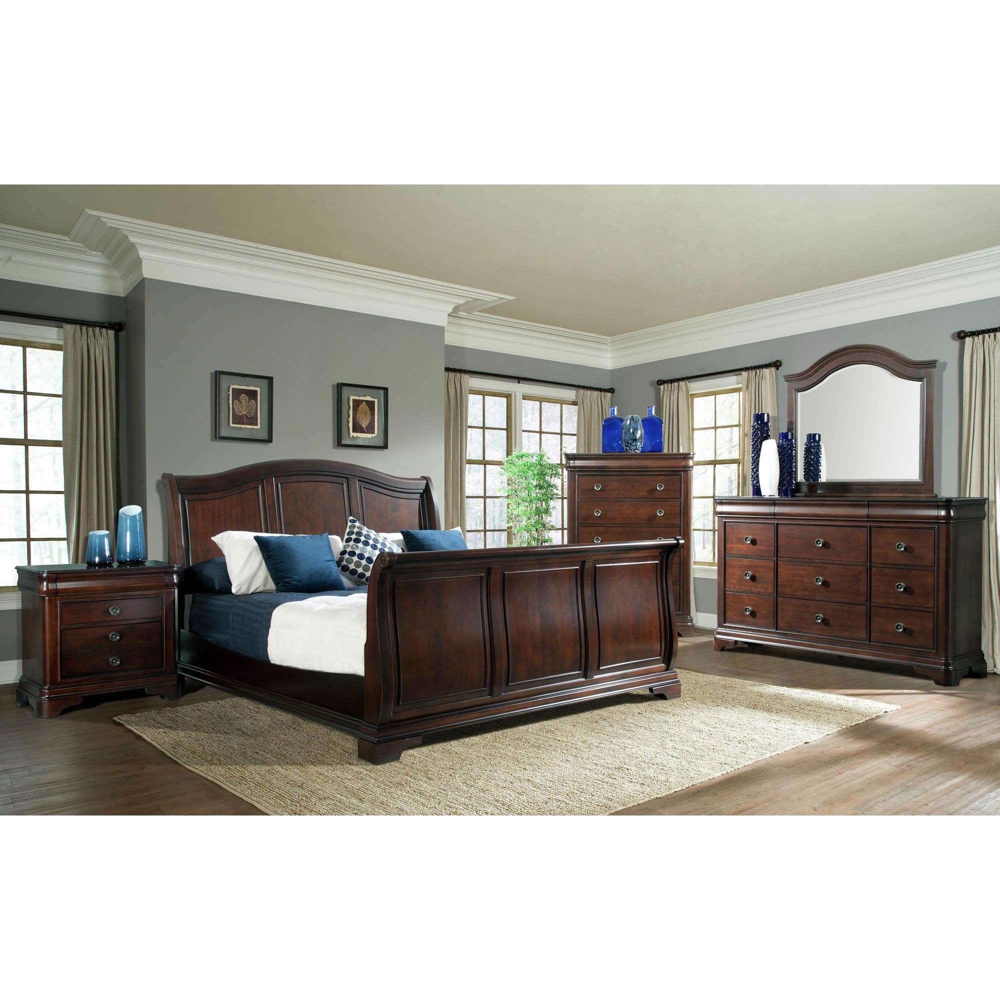 Elements International Cameron 9-Drawer Dresser with Mirror CM750DRMR - Image 2