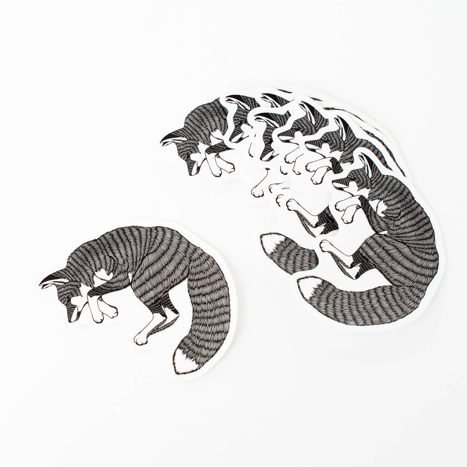 Fox vinyl sticker - Image 1