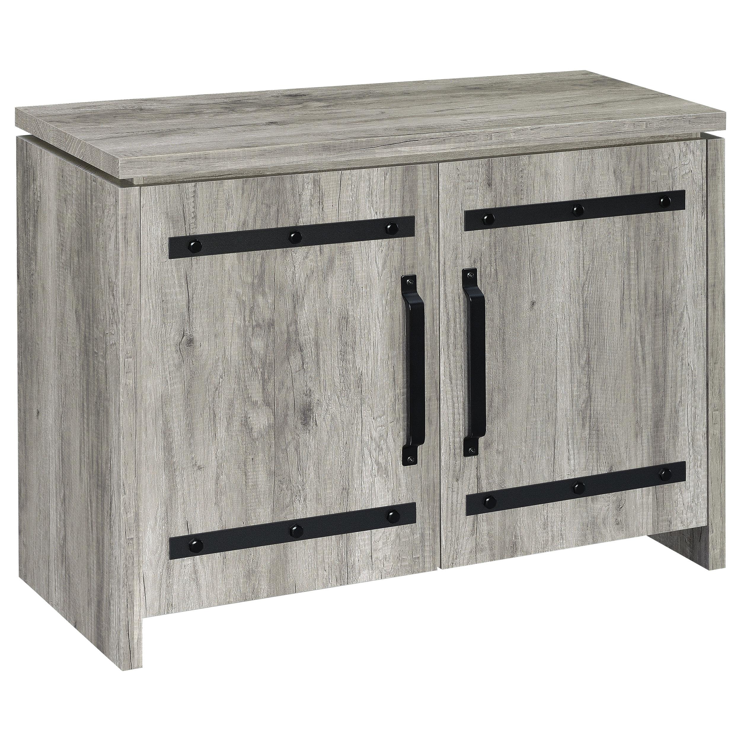 Coaster Furniture Enoch 950785 2-door Engineered Wood Accent Cabinet – Grey Driftwood
