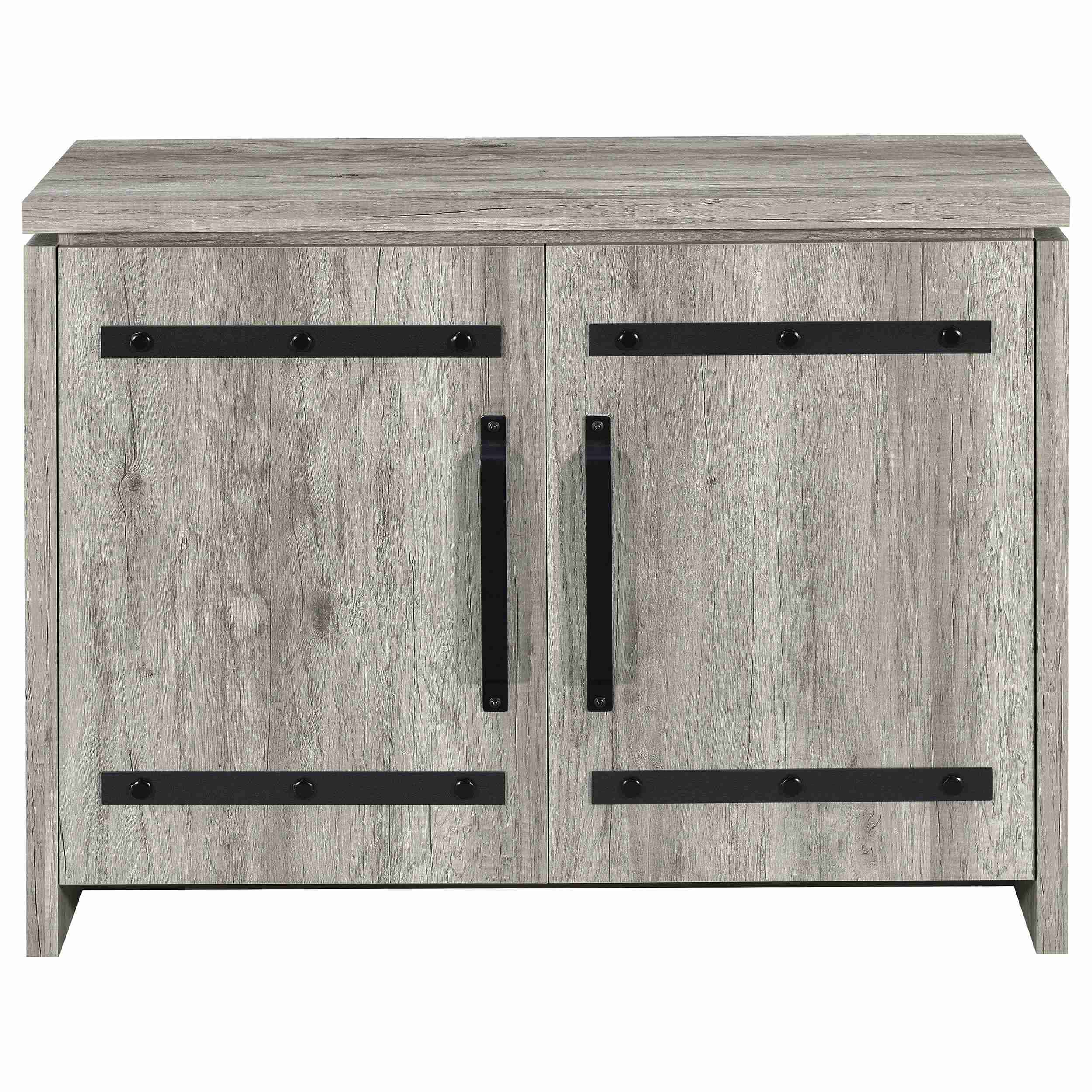 Coaster Furniture Enoch 950785 2-door Engineered Wood Accent Cabinet - Grey Driftwood - Image 3