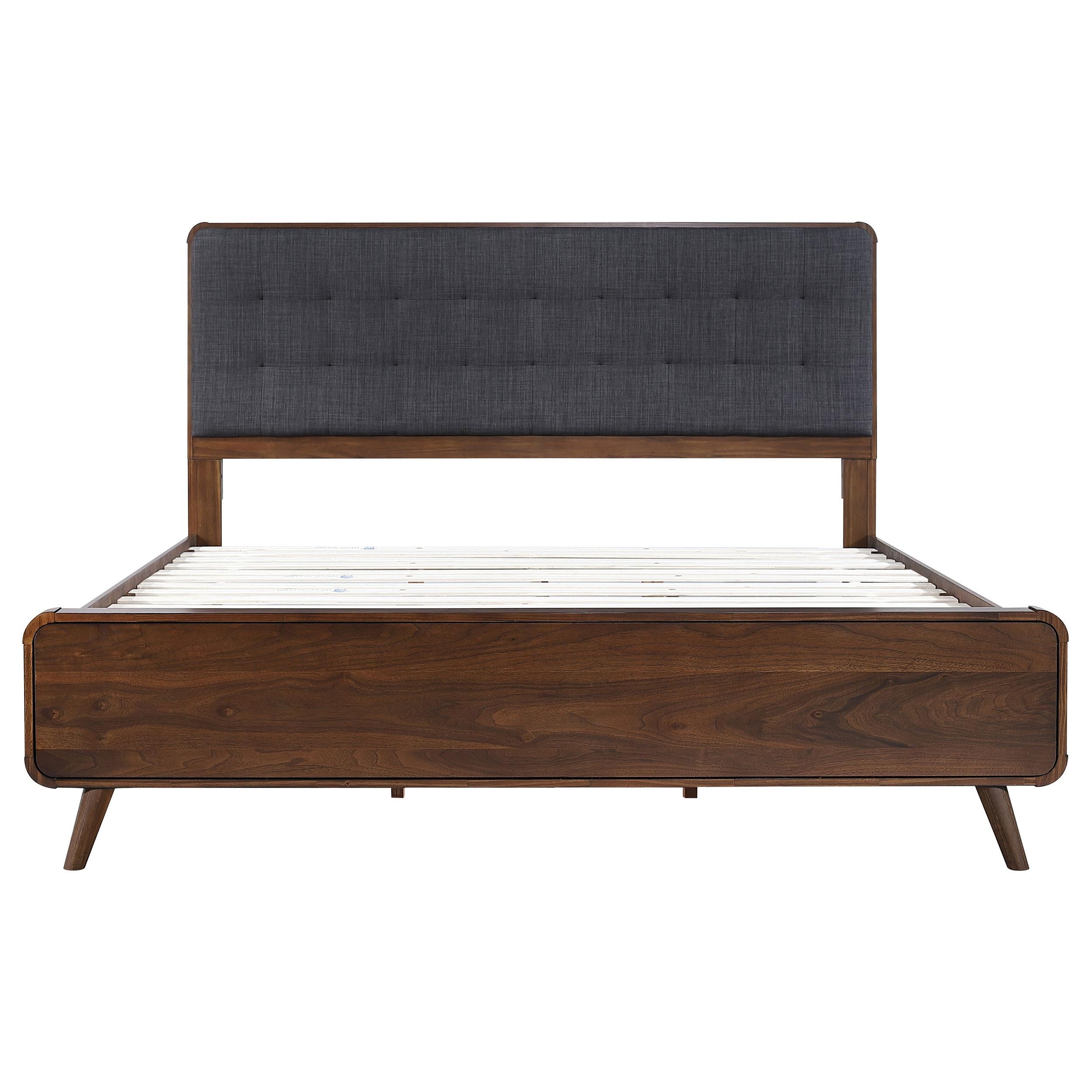 Coaster Furniture Robyn 205131KE Wood Eastern King Platform Bed - Dark Walnut - Image 3