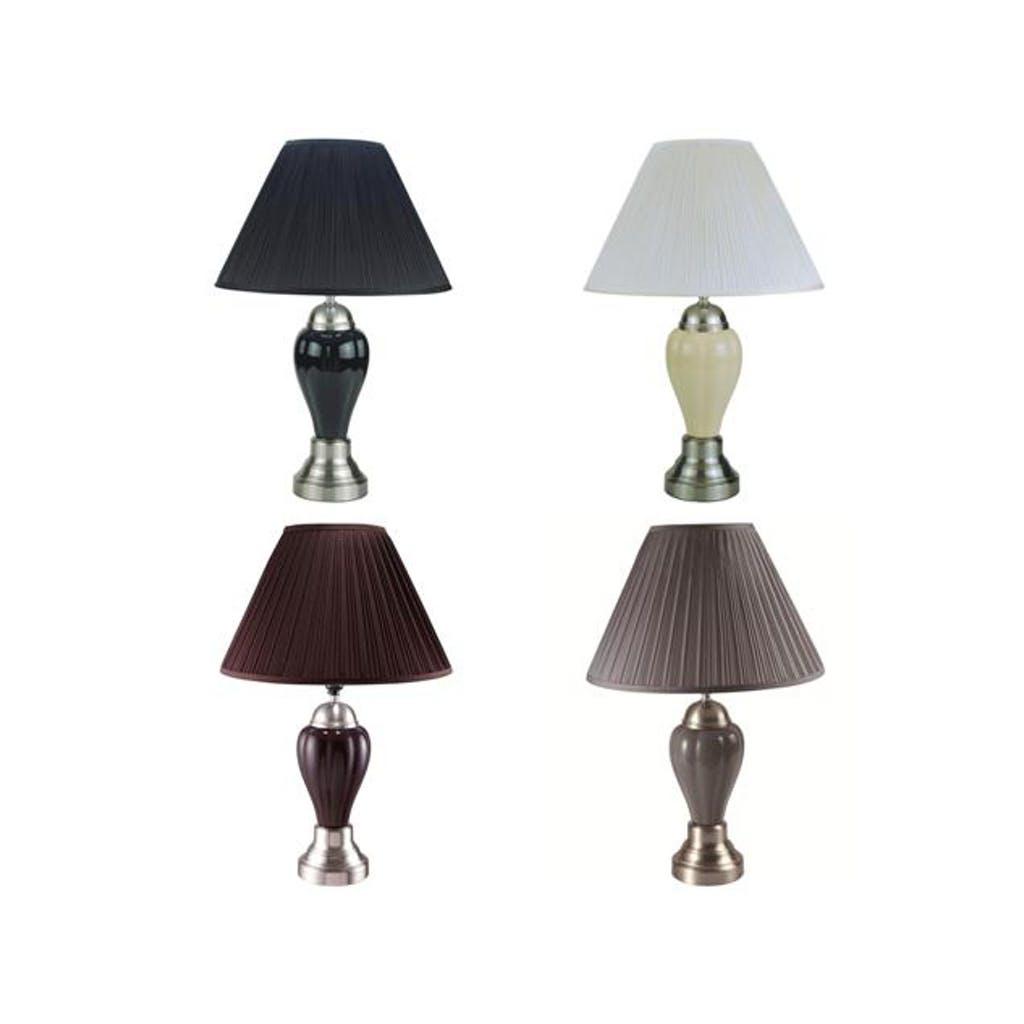 Crown Mark Porcelain Table Lamp 6115-GY-SHADE/6115-GY-BASE - Image 2