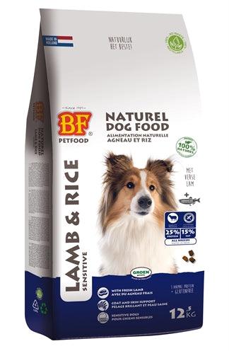 Bf Petfood Lamb/Rice – For dogs with sensitive stomachs and/or picky eaters – 3kg or 12.5kg bag