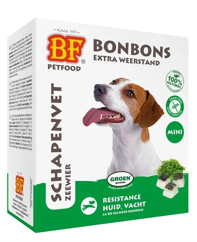 Bf Petfood Sheep Fat Mini Bonbons Seaweed