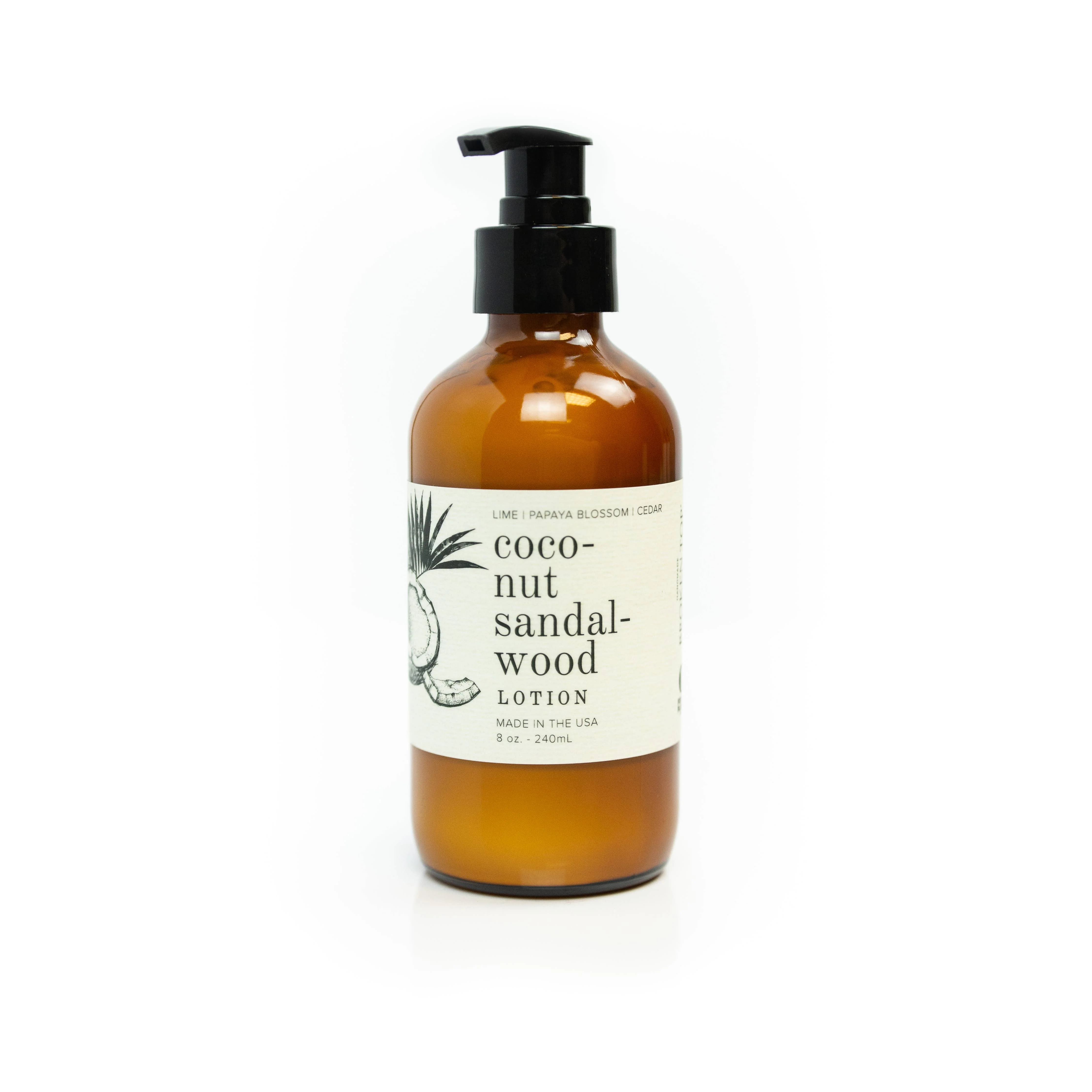 Coconut Sandalwood Lotion 8 oz - Image 1