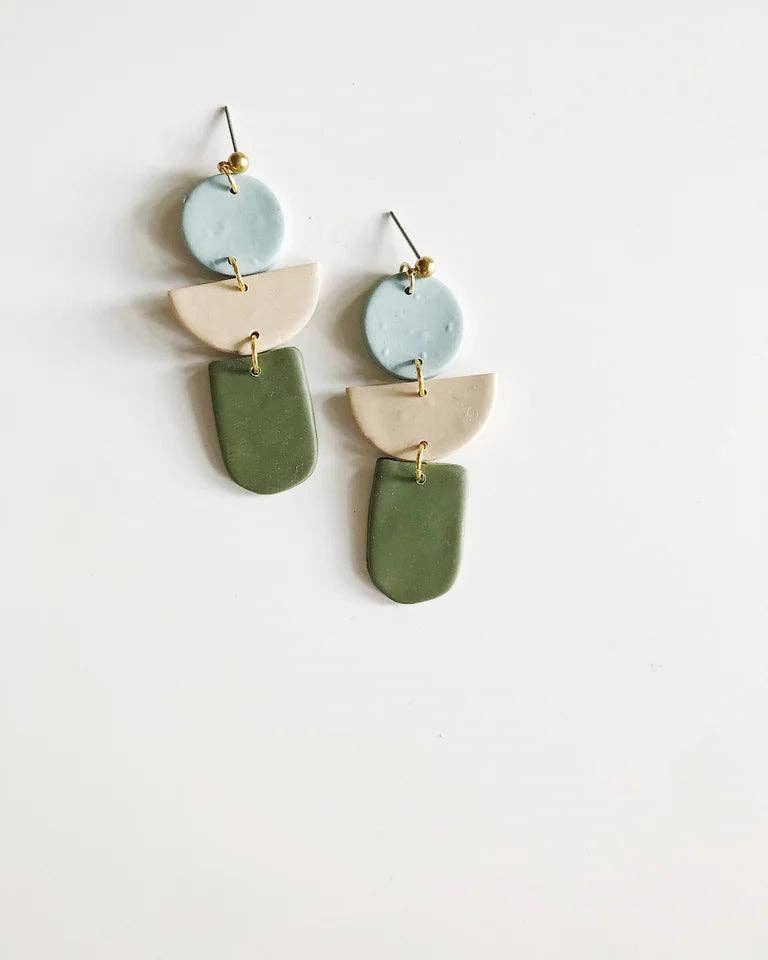 Succulent + Fern Lola Earrings - Image 2
