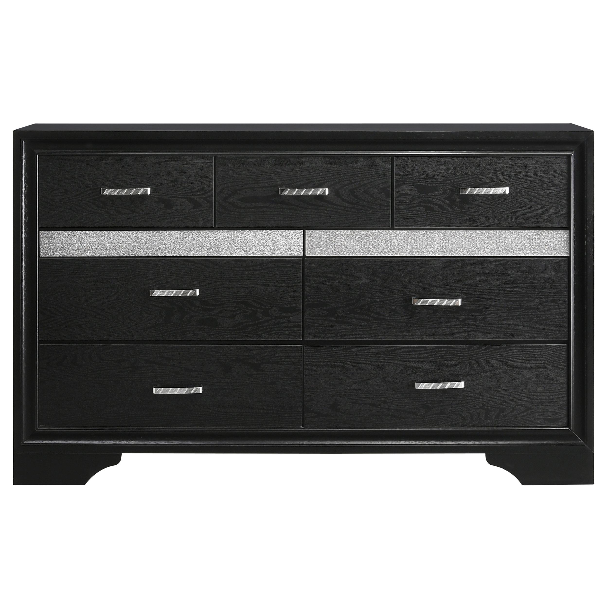 Coaster Furniture Miranda 206363 7-Drawer Dresser - Black - Image 2