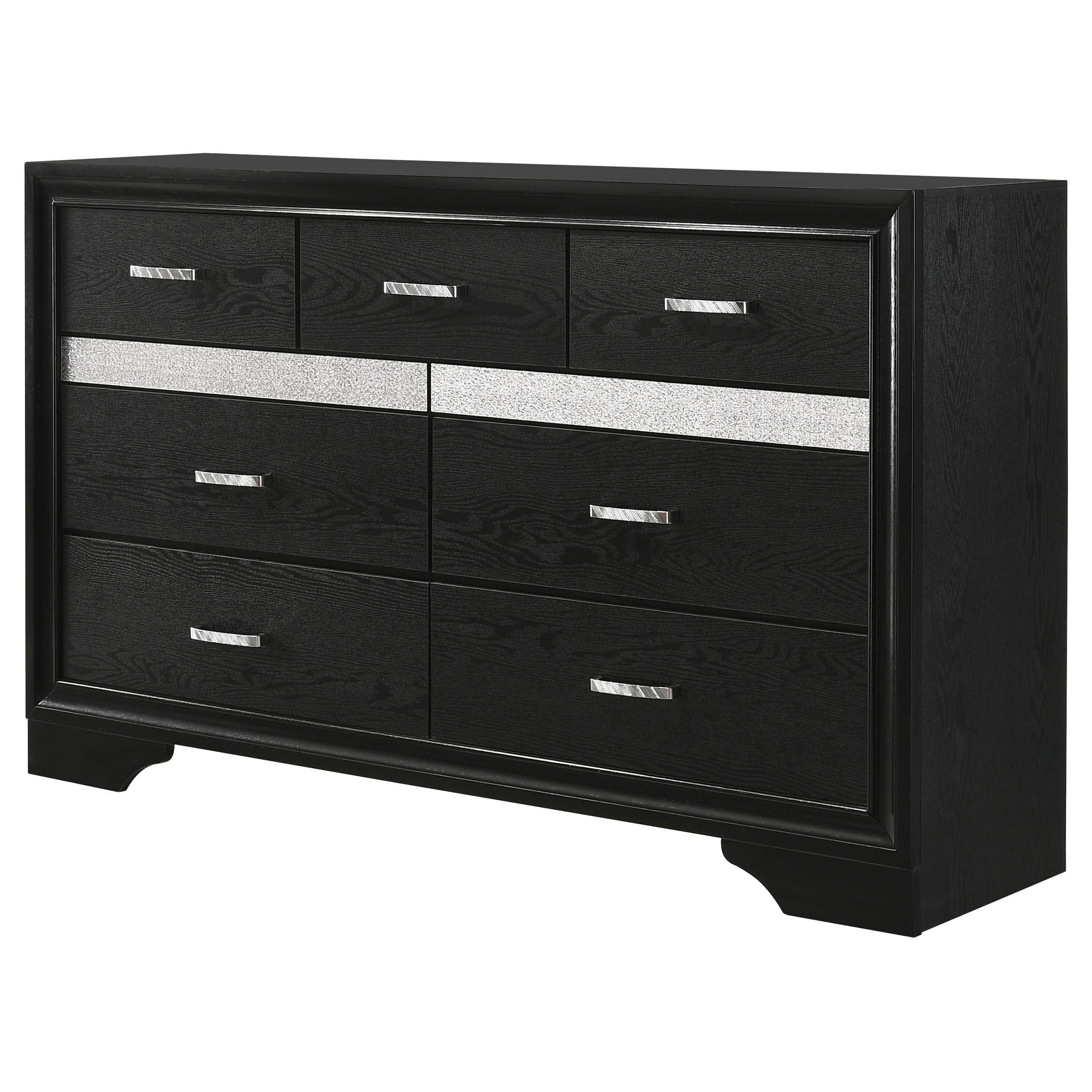 Coaster Furniture Miranda 206363 7-Drawer Dresser - Black - Image 3