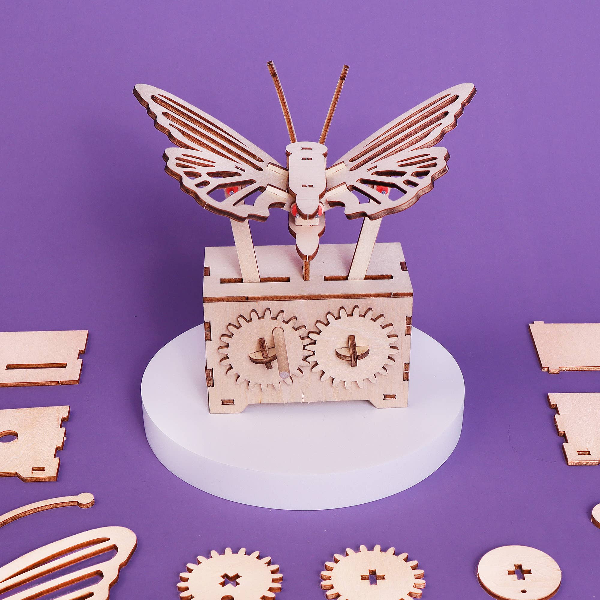 Fluttering Butterfly DIY Kit, Educational STEM Toy for Kids - Image 2
