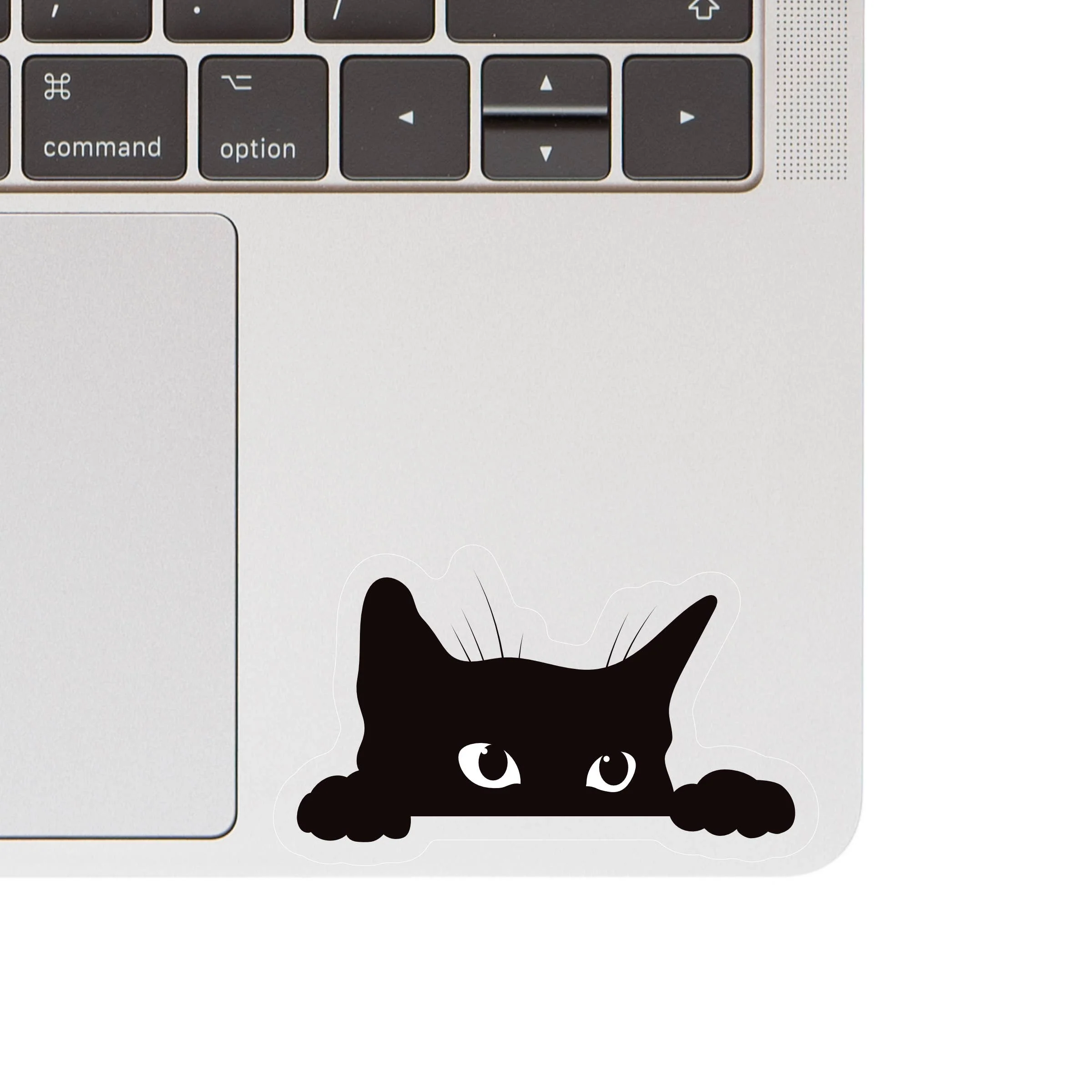 Sneaky Kitty Cat Cute Clear High Quality Vinyl Sticker - Image 2