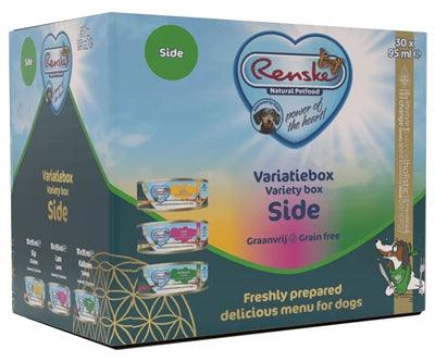 Renske Variation Box Side Chicken/Lamb/Turkey Grain-Free – 3 different flavors – 30 x 95 grams