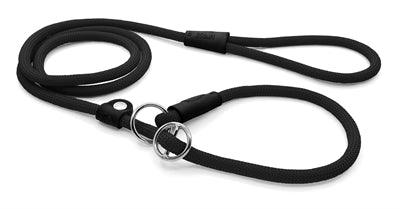 Morso Retriever Leash Soft Rope Black – lightweight and shock-absorbing – 170 cm long