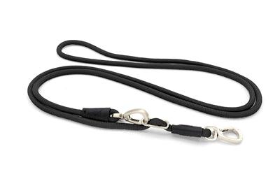Morso Dog Leash Black – lightweight and shock absorbing – 260 cm long