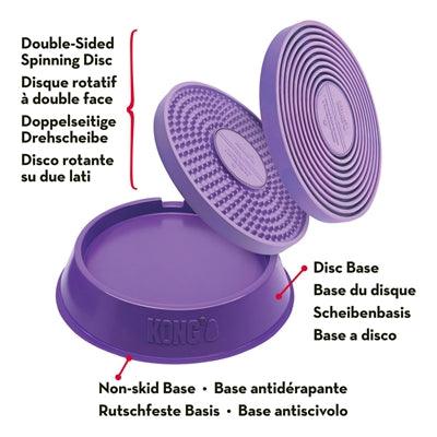 Kong Licks Spinz Purple - Snack dispenser for small and large dogs - Image 2