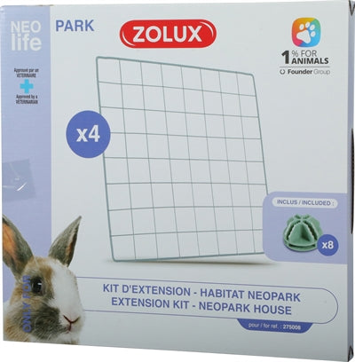 Zolux Neolife Neopark Rabbit Expansion Set Mesh Panels - Image 2