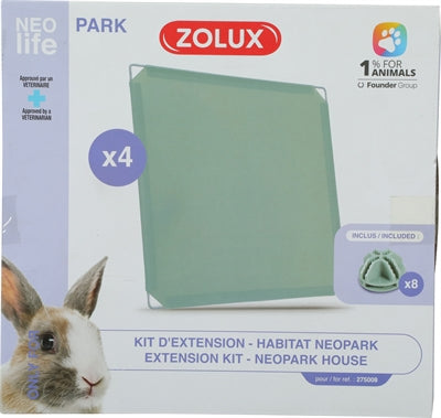 Zolux Neolife Neopark Rabbit Expansion Set Closed Panels
