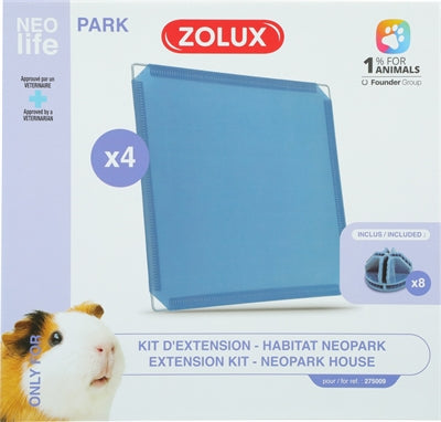 Zolux Neolife Neopark Guinea Pig Expansion Set Closed Panels