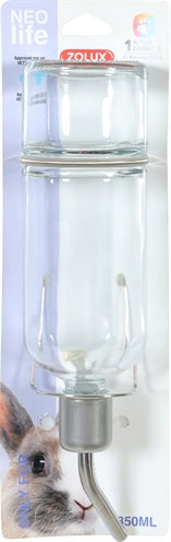 Zolux Neolife Glass Water Bottle Rabbit - Image 2