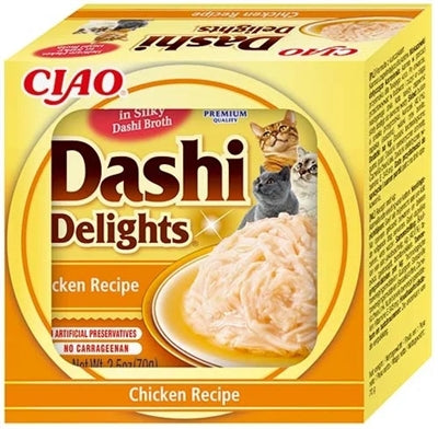 Inaba Dashi Delights Chicken – Natural Cat Food with Broth & Chicken (70 g)