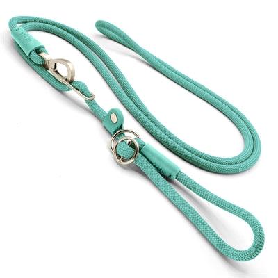 Morso Retriever Leash Aquamarine – hands-free and shock-absorbing – 260 cm long