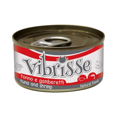Vibrisse Cat Tuna & Shrimp – Natural Complementary Cat Food in Moisture (24 x 70 grams)