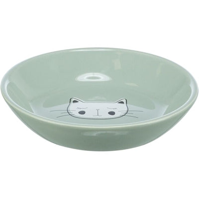 Trixie Elevated Ceramic Cat Food/Water Bowl, Assorted