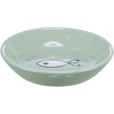 Trixie Elevated Ceramic Cat Food/Water Bowl, Assorted - Image 2