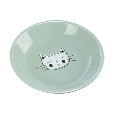 Trixie Elevated Ceramic Cat Food/Water Bowl, Assorted - Image 3