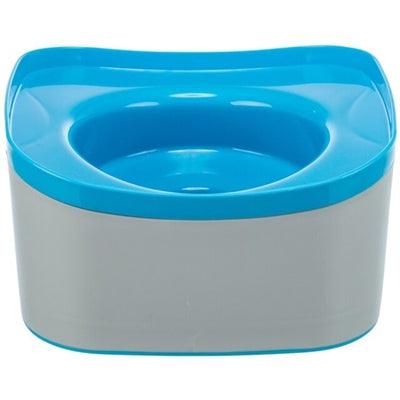 Trixie Travel Water Bowl Strong Dark Grey / Petrol – Spill-proof water bowl for on the go