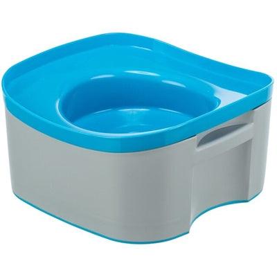 Trixie Travel Water Bowl Strong Dark Grey / Petrol – Spill-proof water bowl for on the go - Image 2
