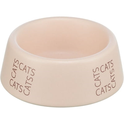 Trixie Cat Food Bowl / Water Bowl, Ceramic, Pink