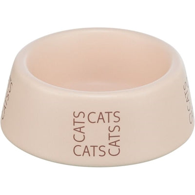 Trixie Cat Food Bowl / Water Bowl, Ceramic, Pink - Image 2