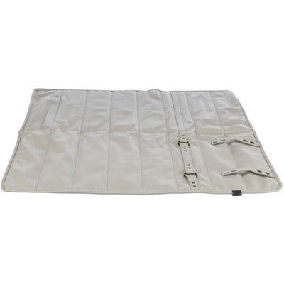 Trixie Dog Blanket Travel Blanket Citystyle Faux Leather Light Gray - For on the go - Image 2