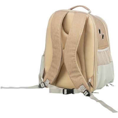 Trixie Dog Backpack Willow – Beige/Brown – 38 x 25 x 45 cm – Comfortable Backpack for Dogs up to 7 kg - Image 3